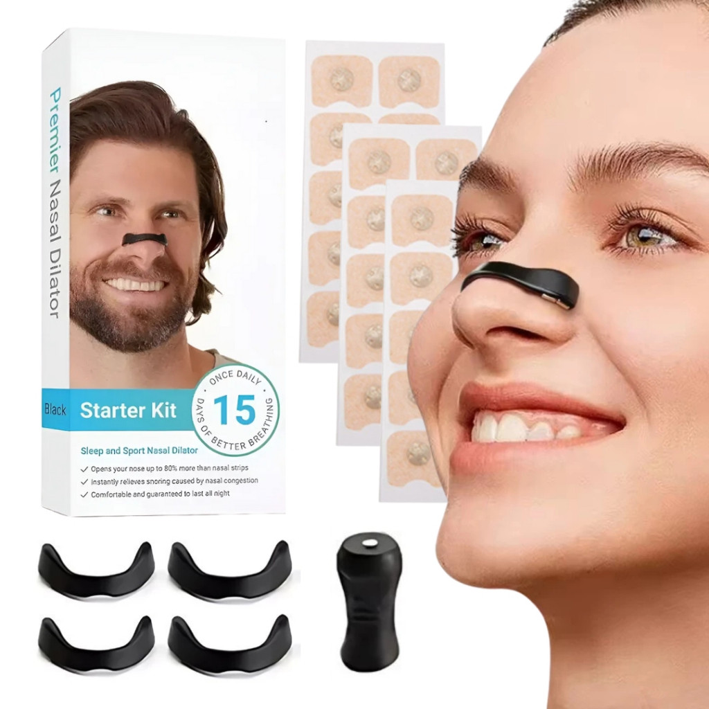 Dilatador Nasal Magnético Anti Ronco Forte Respirar Melhor Acaba Nariz Entupido Rinite Alergia Envio Já