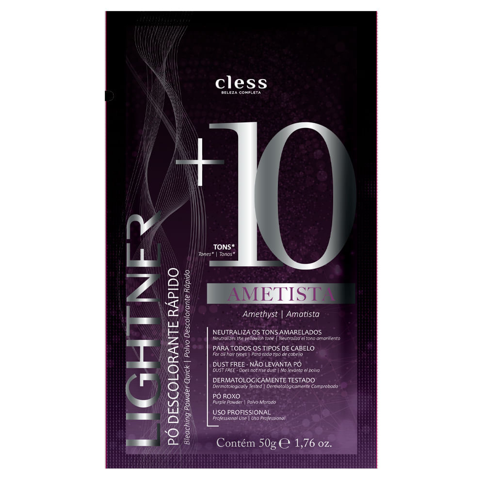 Pó Descolorante Lightner Ametista 50g em Oferta na Shopee