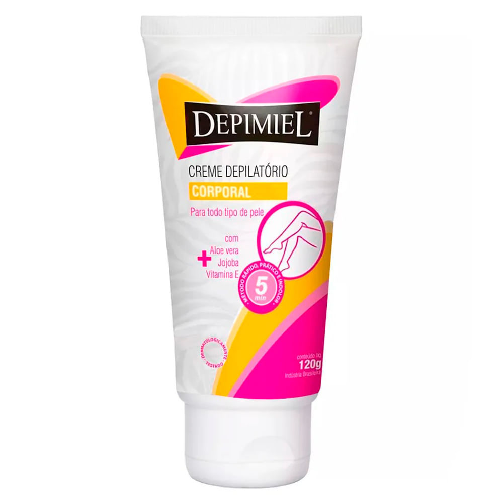 Creme Depilatório Depimiel Corporal 120g em Oferta na Shopee