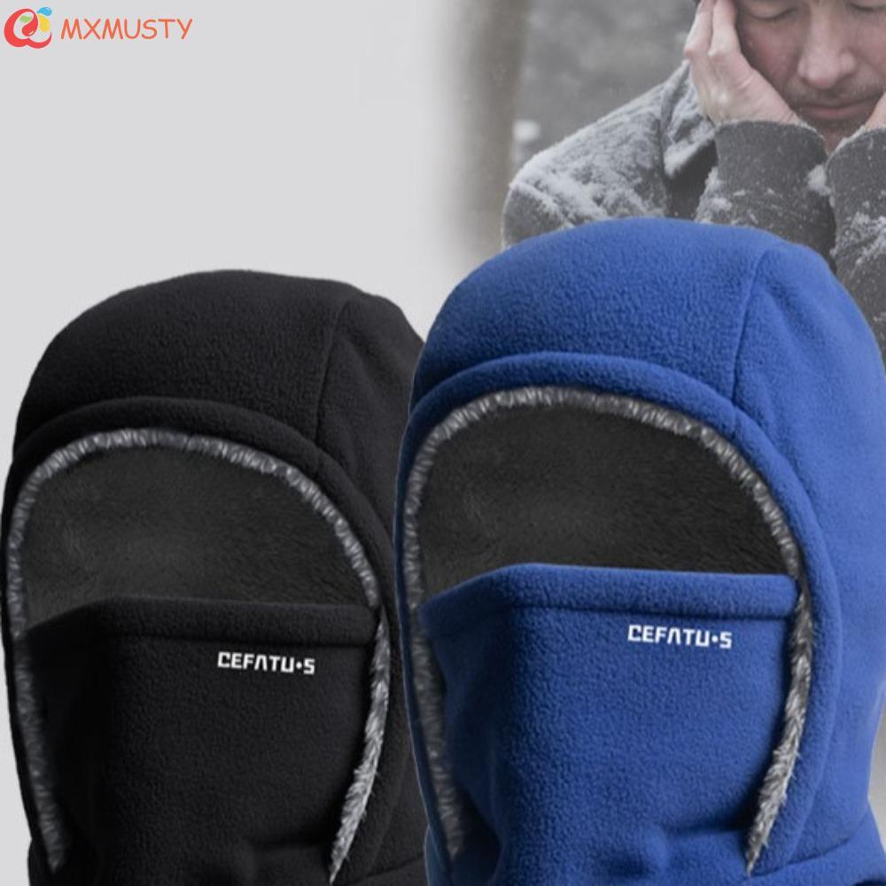 Boné De Ciclismo Balaclava MXMUSTYZA , Capuz E Chapéu Quente De Lã À Prova De Frio , Vento Para Esqui Térmico