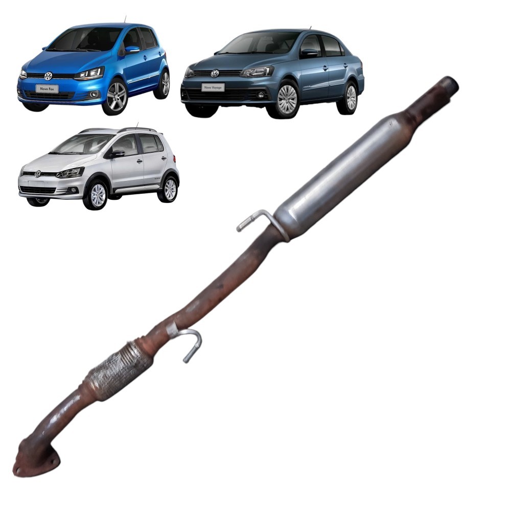 Tubo escapamento flexível vw gol voyage fox 2008 2020 5u0118