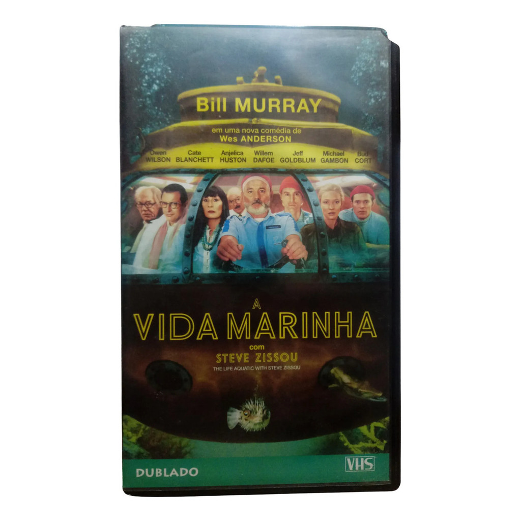 Vhs A Vida Marinha - Bill Murray - Wes Anderson