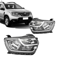 Farol Duster 2021 2022 2023 2024 Farolete Manual Com Led e Reator