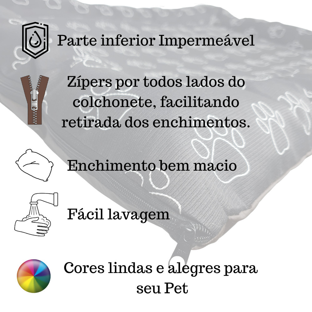 Cama Pet Cama Cachorro Grande Porte GG Maior cana do Mercado Caminha de Cachorro Melhor Qualidade — imagem 2 de 2