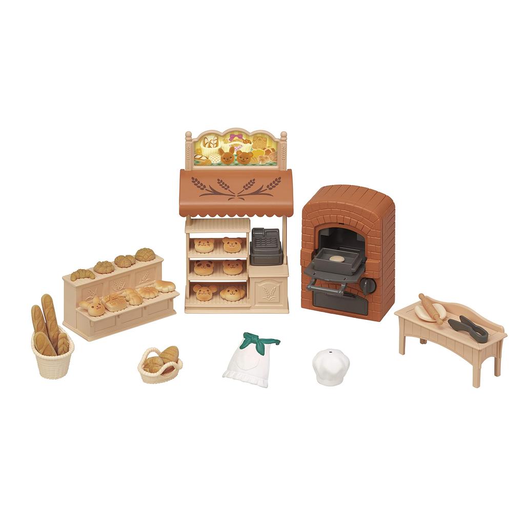 Conjunto de Mobília para Loja Sylvanian Families [Forno Assado! Primeiro Conjunto de Padaria] Mi-88 ST Mark Certificado