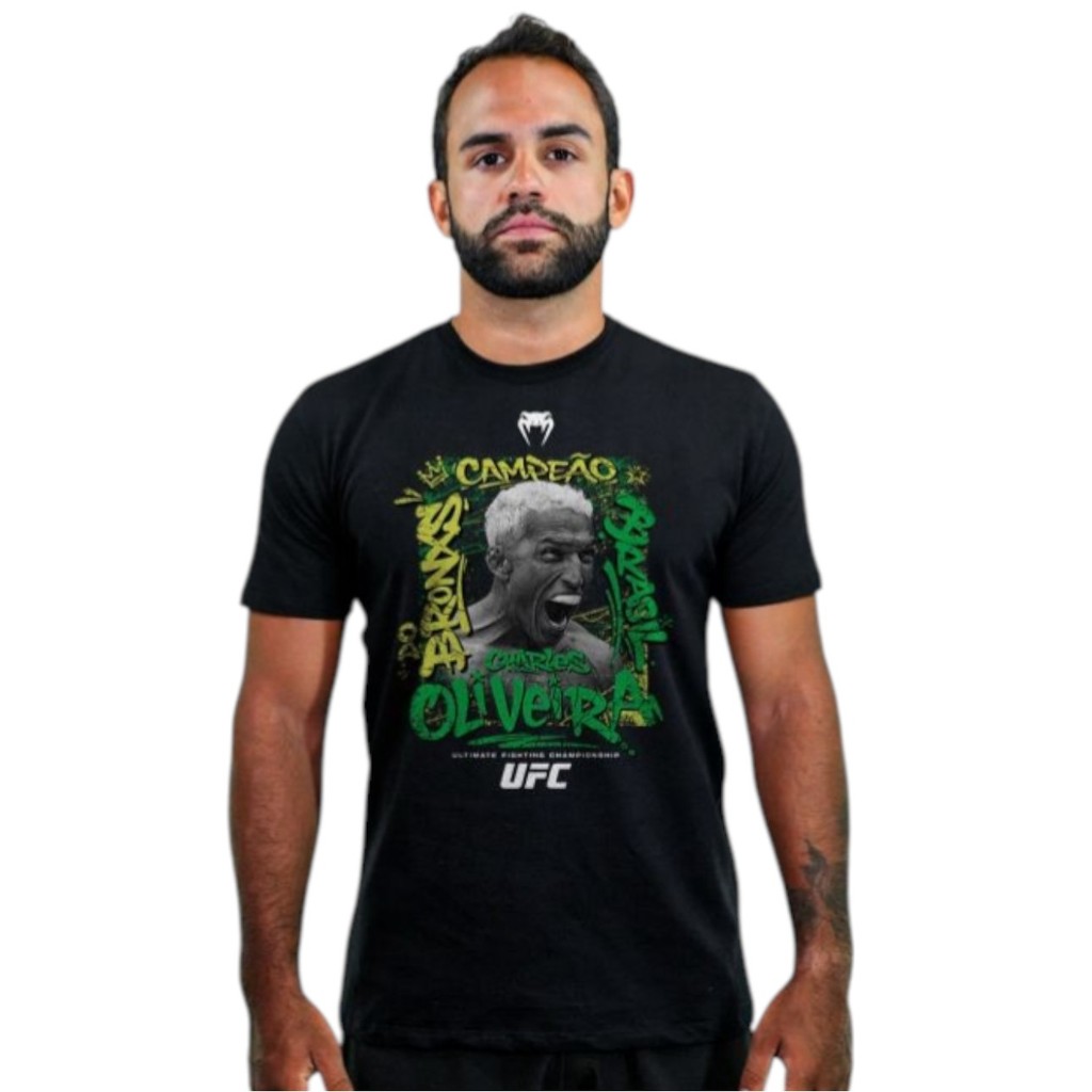 Camiseta UFC Venum Charles Oliveira Iluminado em Oferta na Shopee