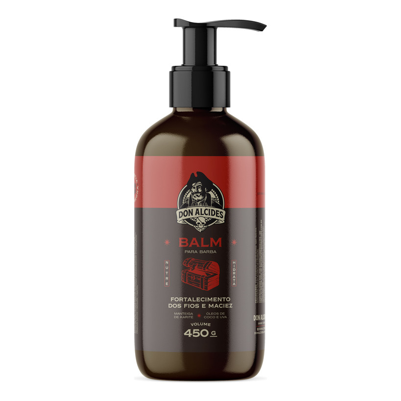 Balm Hidratante Para Barba 450g Barba Negra  Don Alcides