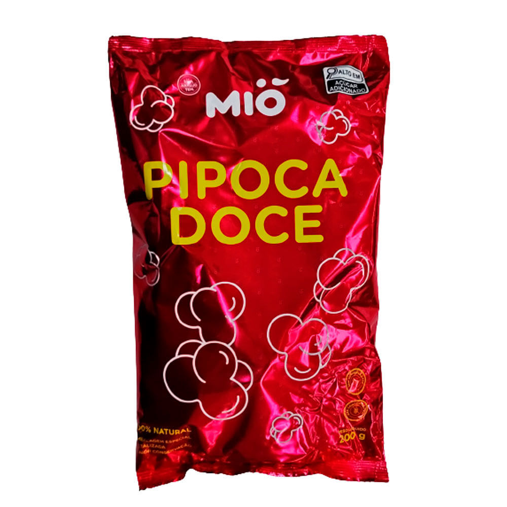 Pipoca Doce Mió 200g em Oferta na Shopee