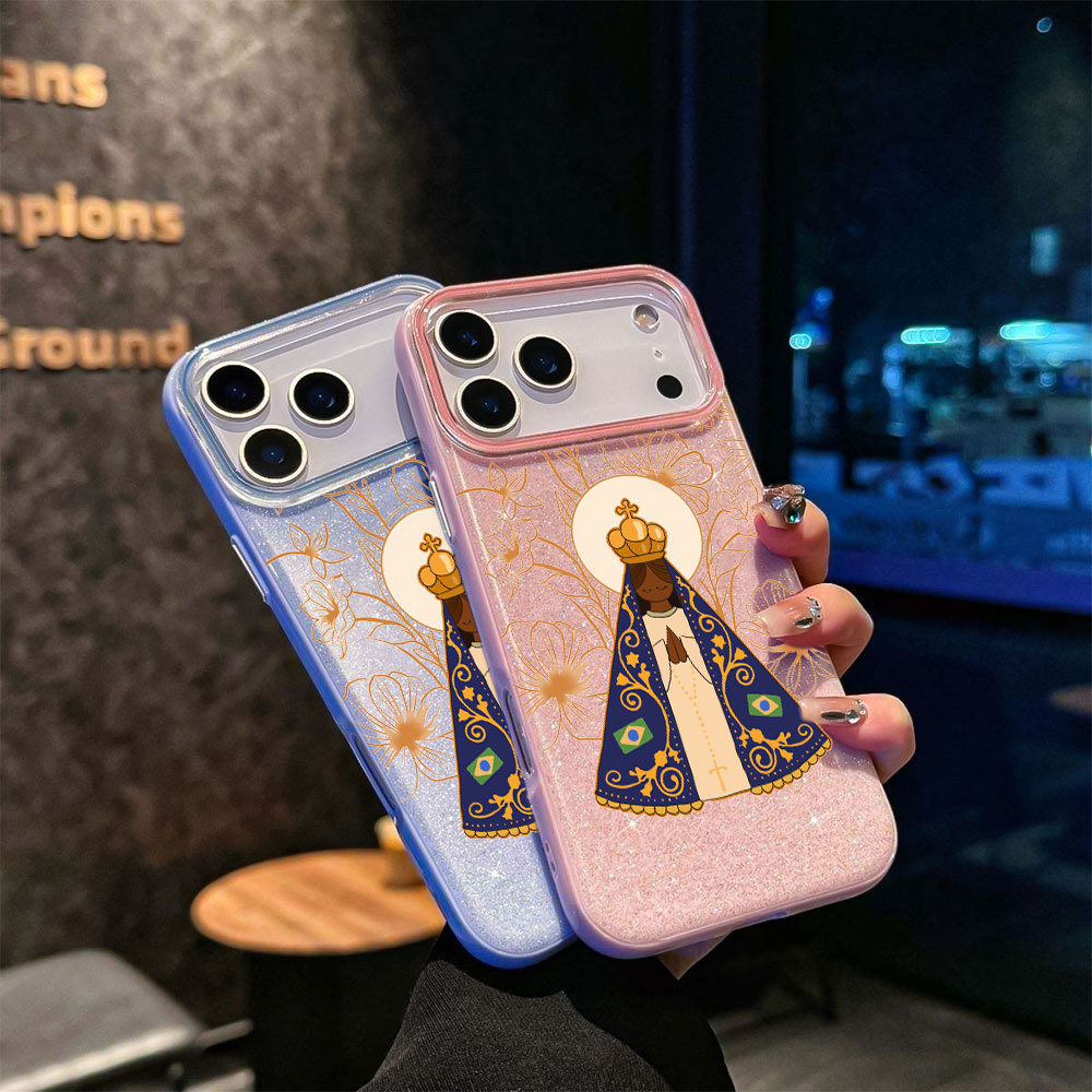 Nossa Senhora Capinha Capas Para iPhone 17 Ar 16 15 14 Plus 13 12 11 Pro Max XR Normal Anti-impacto em Oferta na Shopee