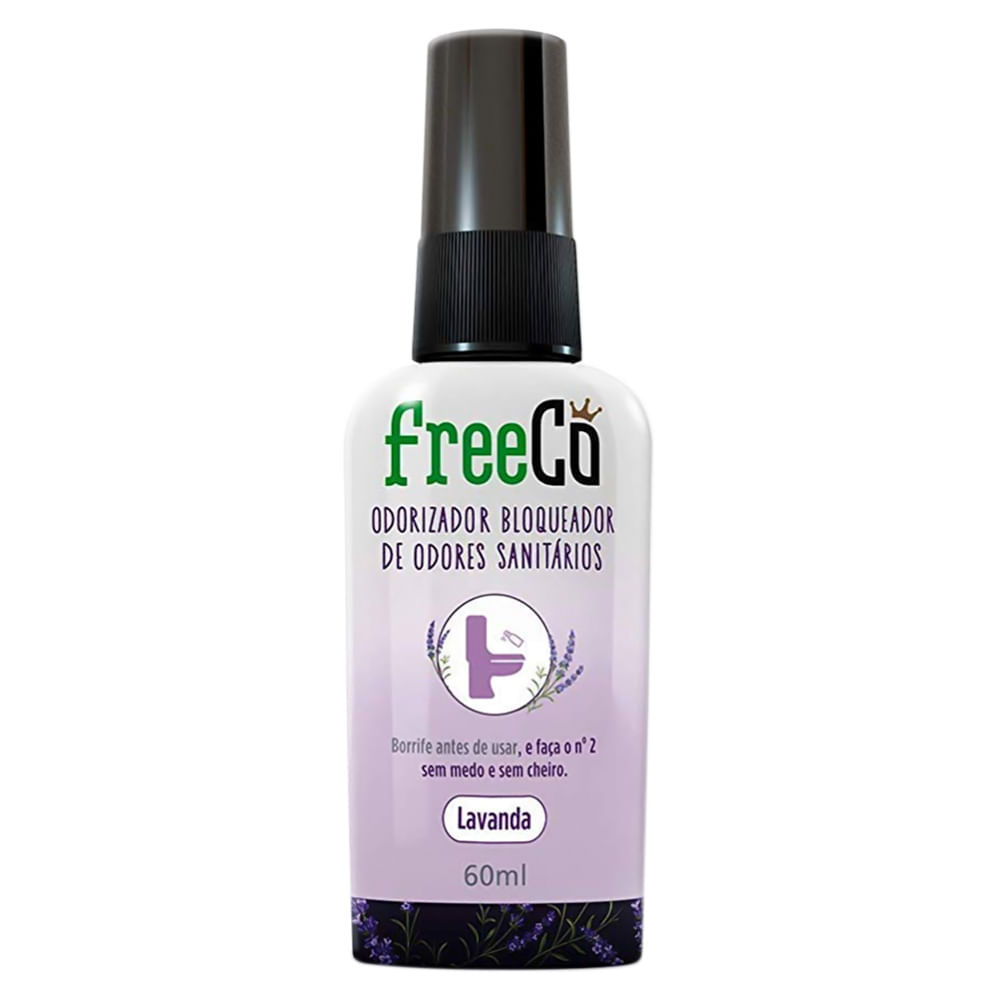 Bloqueador de Odores Sanitários FreeCô Lavanda 60ml em Oferta na Shopee