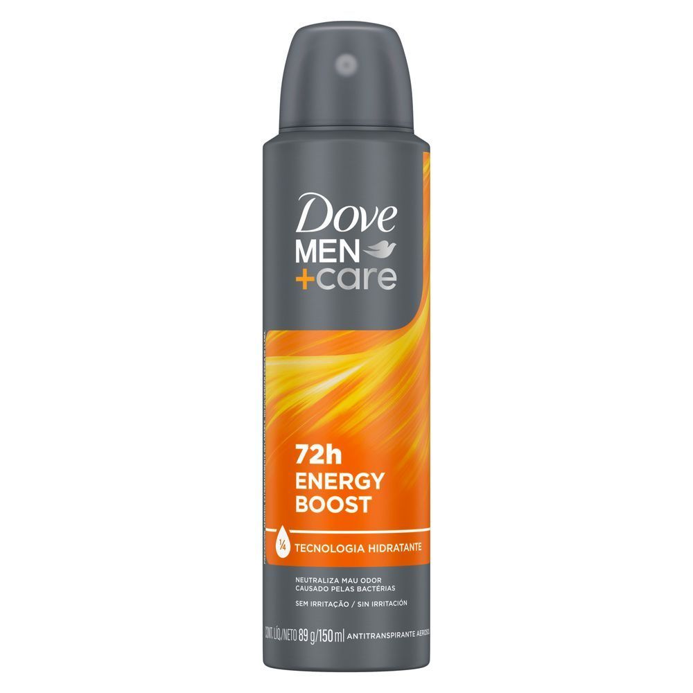 Desodorante Aerosol Dove Men+Care Energy Boost 150ml em Oferta na Shopee