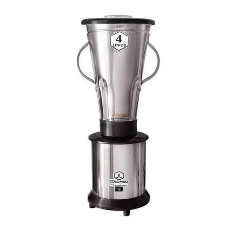 Liquidificador Industrial Baixa Rotação 4 Litros Inox JL Colombo Massas Açai  Bivolt