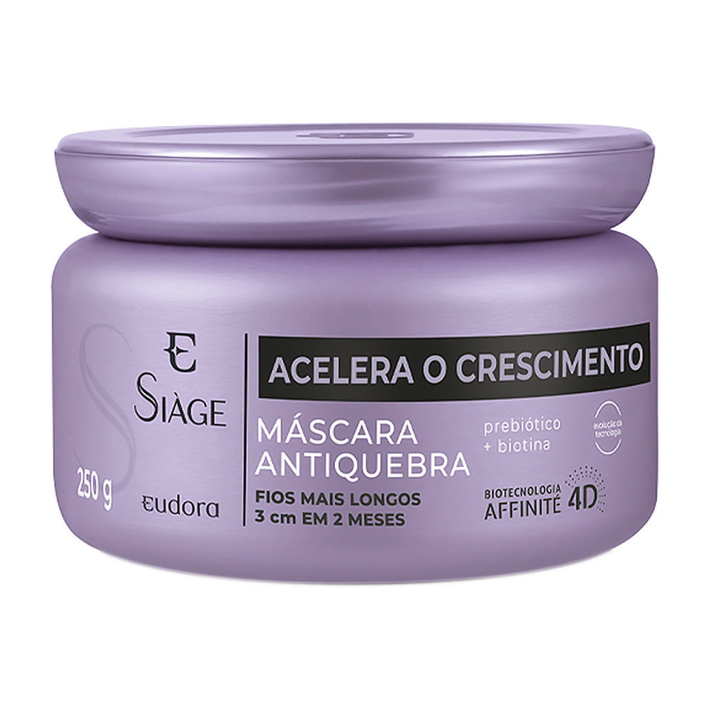 Máscara Capilar Siàge Acelera o Crescimento 250g em Oferta na Shopee