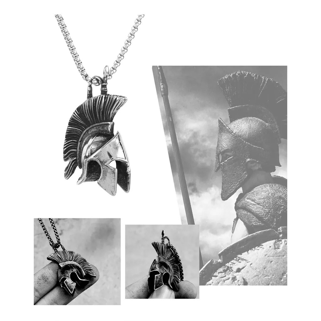 Cordão Guerreiro Espartano 300 Leonidas Elmo Medieval/ Armadura Sparta/ Capacete Spartan Cosplay 50cm