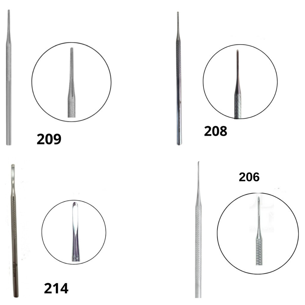Kit Desencravador 208, Goiva, 209, 214 Manicure E Podologia Profissional