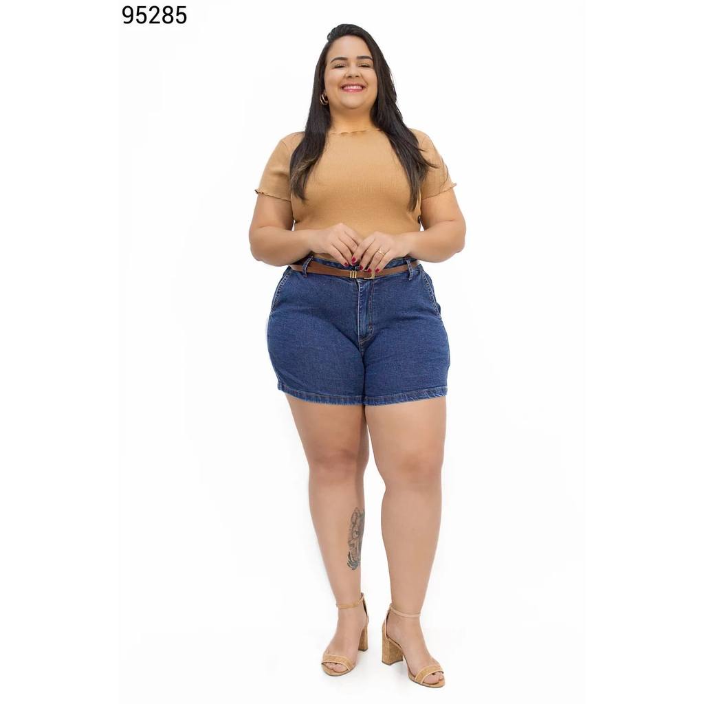SHORTS JEANS BOLSO FACA CAMBOS