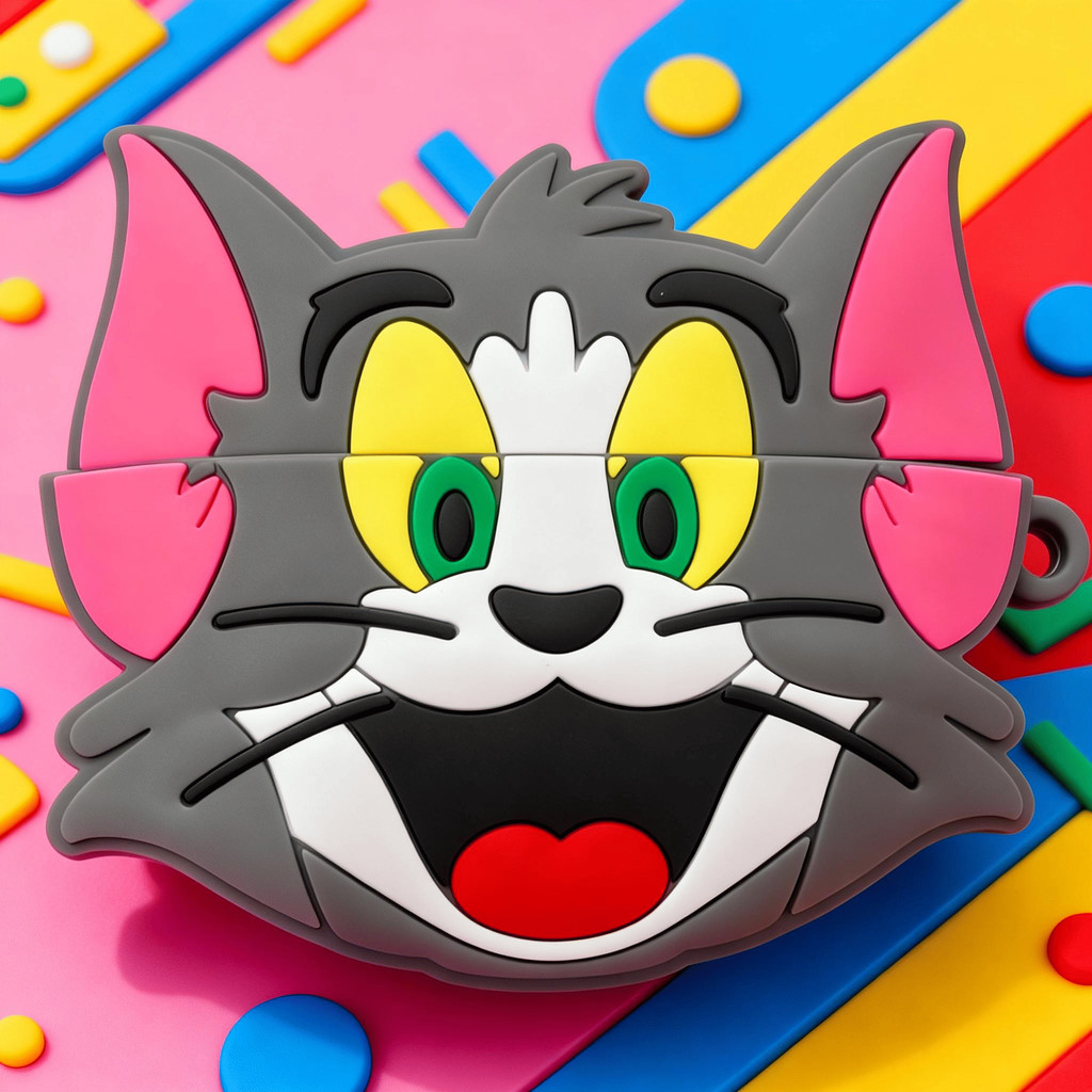 Case Protetor Cartoon para AirPods Pro 3 Silicone