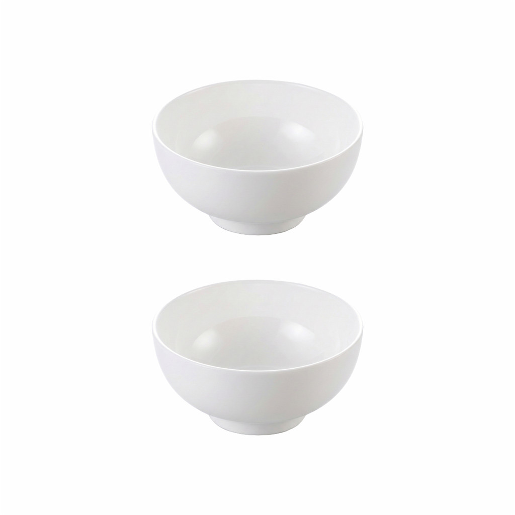 Kit 2 Tigelas Cumbuca Bowl Melamina 400 ml Açaí Caldos Sorvete Sobremesas Cozinha