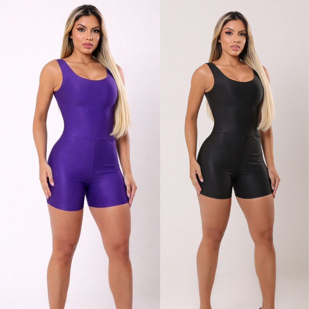 MACAQUINHO FEMININO FITNESS CURTO MACAQUITO ACADEMIA TREINO MUSCULAÇÃO