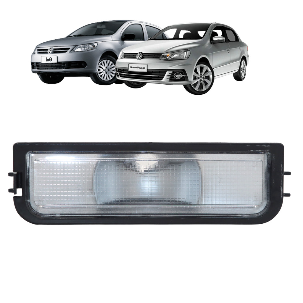 Lanterna Luz de Placa Gol G5 Voyage 2009 2010 2011 2012 2013 2014 2015 Sem Soquete