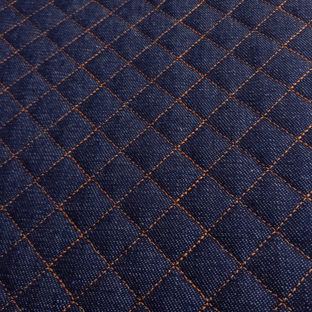 TECIDO MATELASSADO JEANS TRADICIONAL RETO CARAMELO - PREÇO DE 0,50 X 1,50MT em Oferta na Shopee