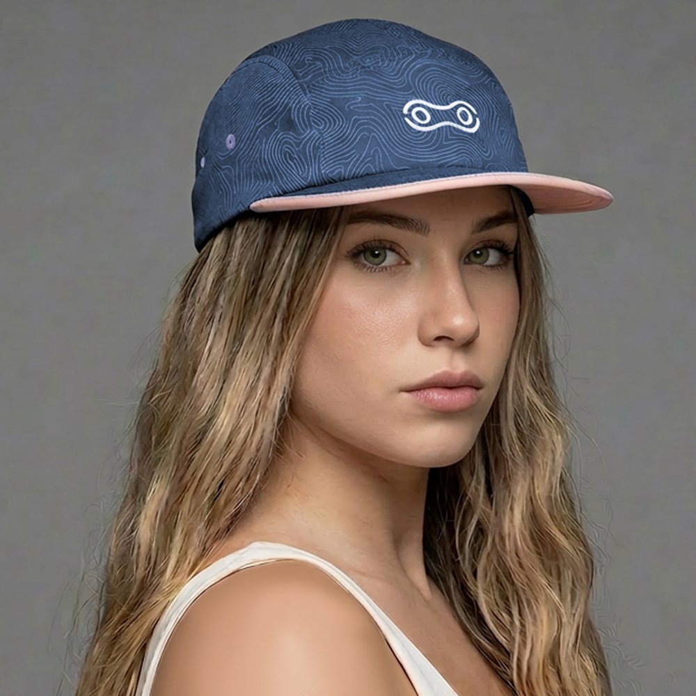 Bone Marcio May Sports Azul/Rosa
