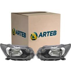Par Farol Gol Saveiro Voyage 2017-2022 Original Arteb Máscara Negra