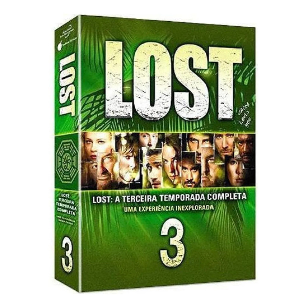 Dvd Coleção Lost - 3a Temporada Completa - 7 Discos