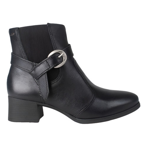 Bota Dakota De Cano Curto Em Couro Feminina Da962