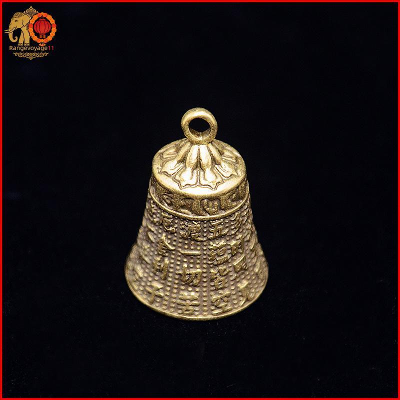 Imagem [RG1] Botão Fundido Para Artesanato Em Latão Sino De Vento Bronze Tibetano Criativo [th]