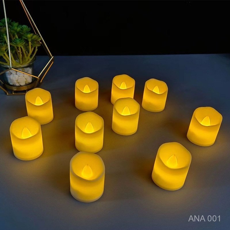 6/10/12 Pcs Velas LED, Luzes De DecoraçãO Sem Fogo, Perfeitas Para DecoraçãO De Dia Dos Namorados E AniversáRio