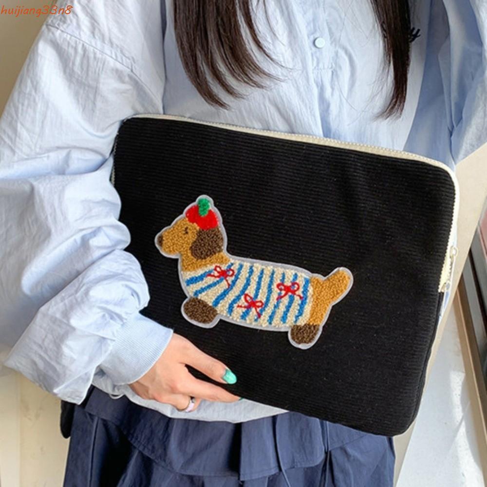 Bolsa Para Laptop HUIJIANG , Tablet À Prova De Choque Cachorro De Desenho Animado Fina E Fofa Computador De Menina