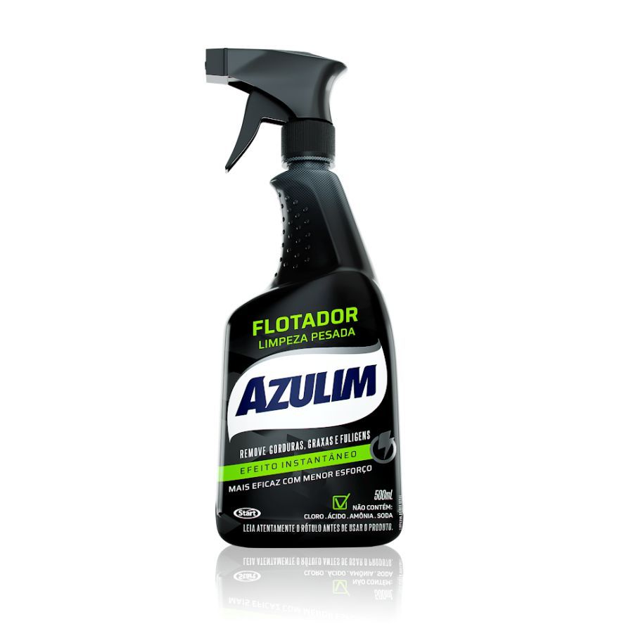 Flotador Azulim 500ml Limpa Tênis Estofados e Painel Carro