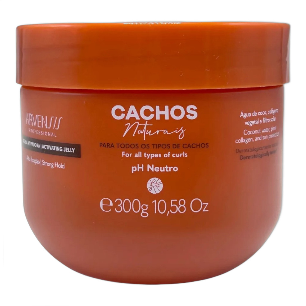 Arvensis Professional Cachos Naturais - Geleia Ativadora Alta Fixação 300g