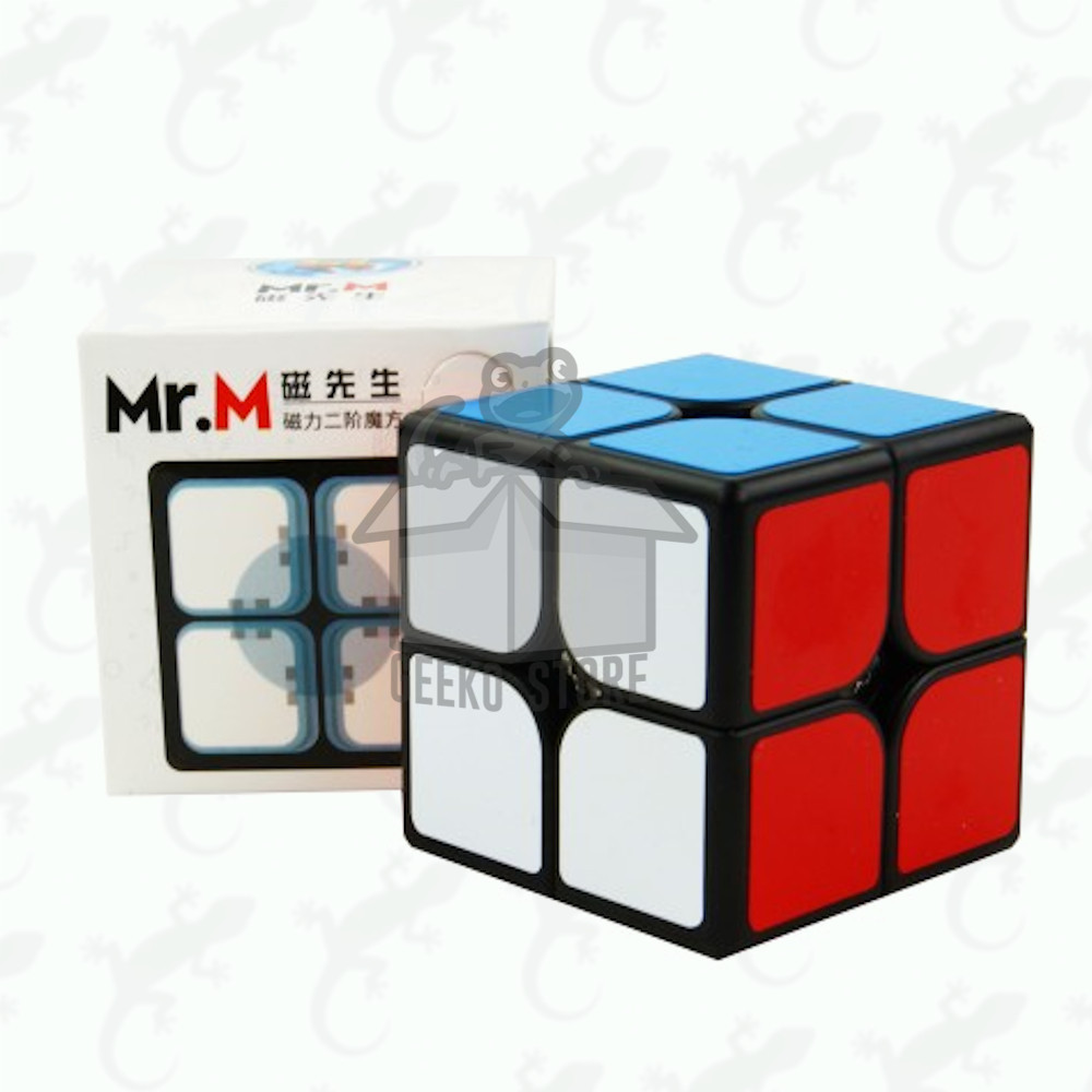 Cubo Mágico Magnético 2x2x2 Shengshou Mr. M Preto - Original