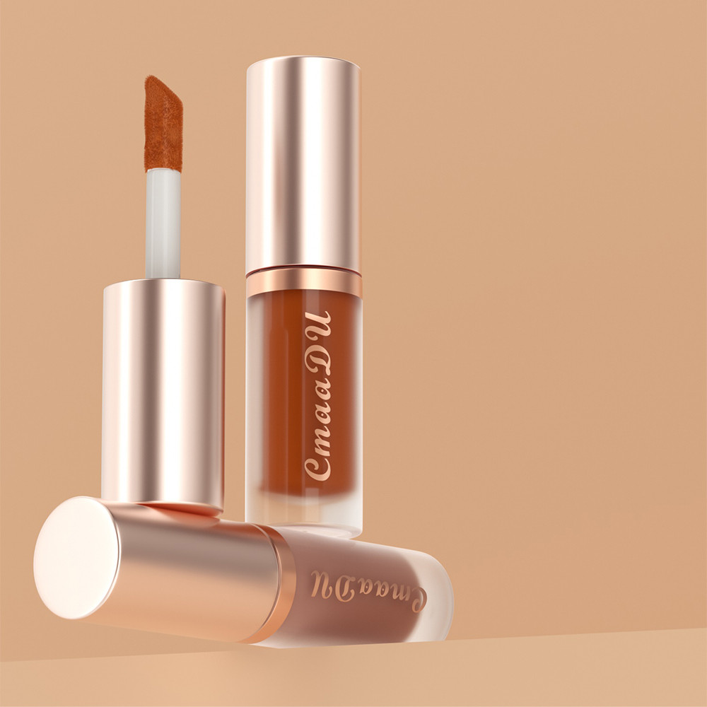 CmaaDu Matte Velvet Lip Lábio À Prova D'água Fácil De Colorir Maquiagem Antiaderente