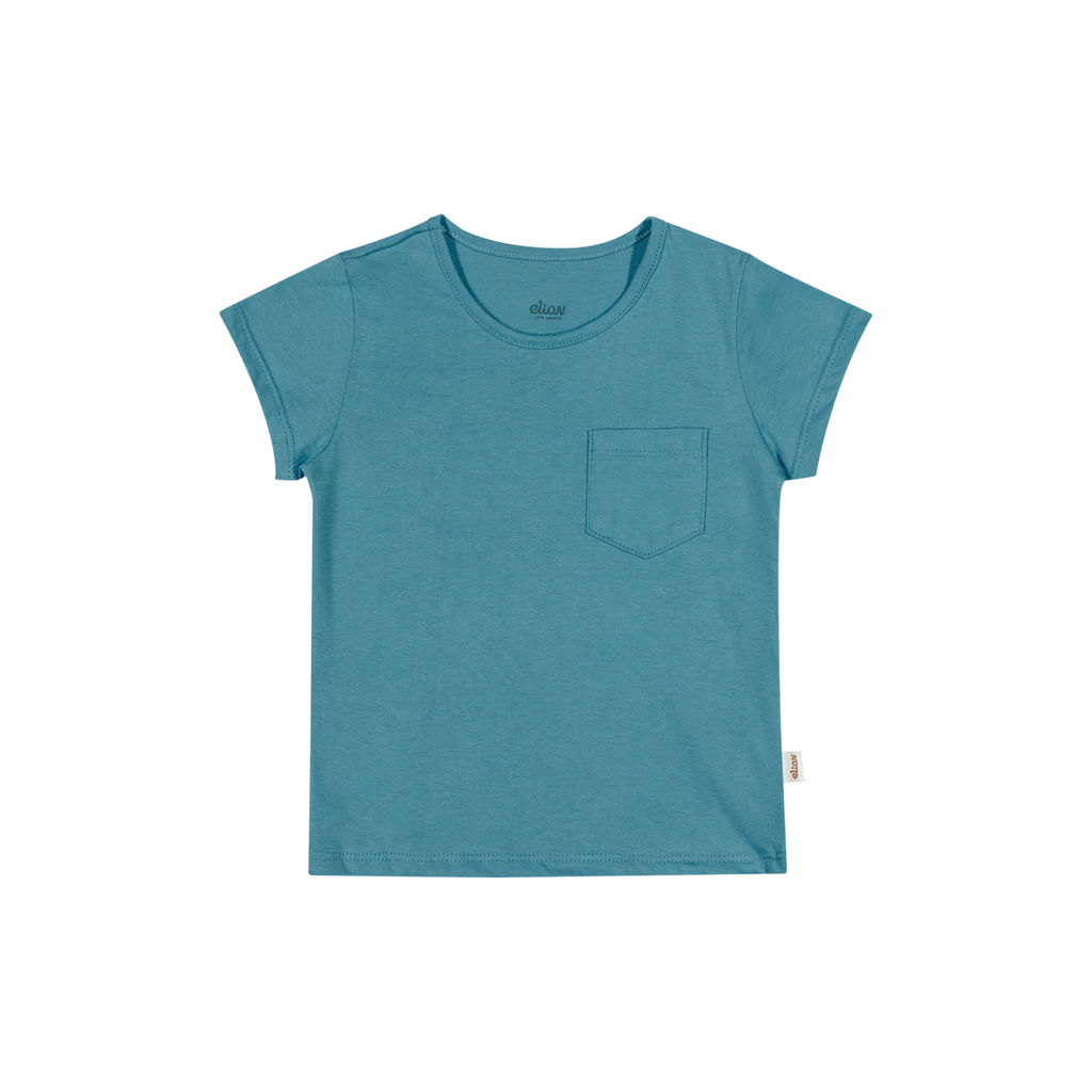 Blusa Infantil Menina Básica Elian Verde