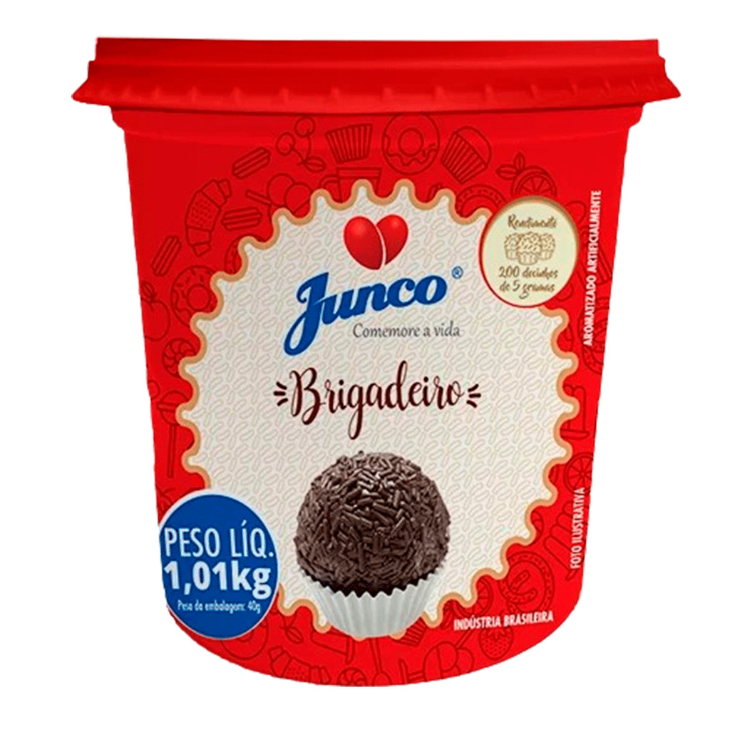 Doce de Soro de Leite Junco Sabor Brigadeiro 1,010kg em Oferta na Shopee