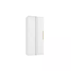 Guarda-Roupa de Canto Reto 1 Porta Kappesberg Adapt Branco