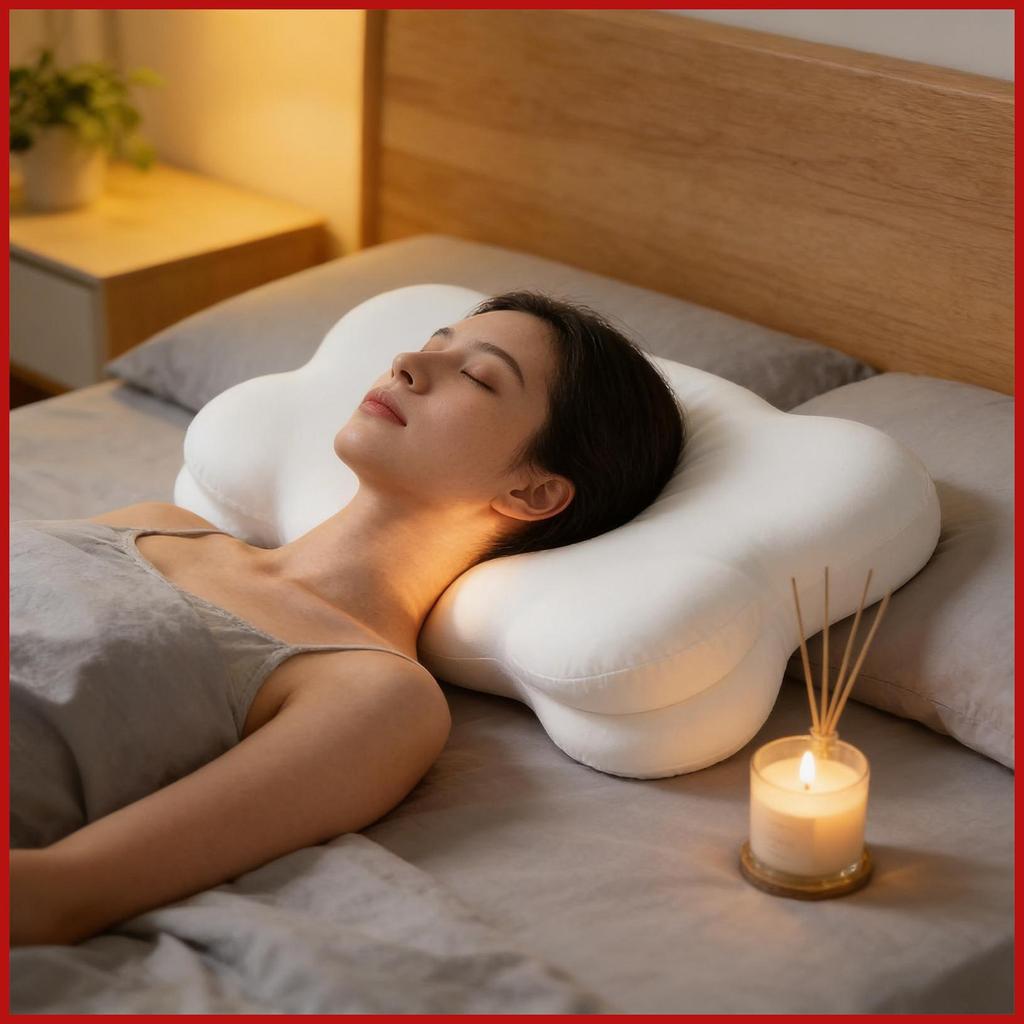 Travesseiros De Nuvem Para Dormir , Ergonômico , Ajustável , Almofada Cervical , Suporte De Pescoço , Lado , Costas , Es