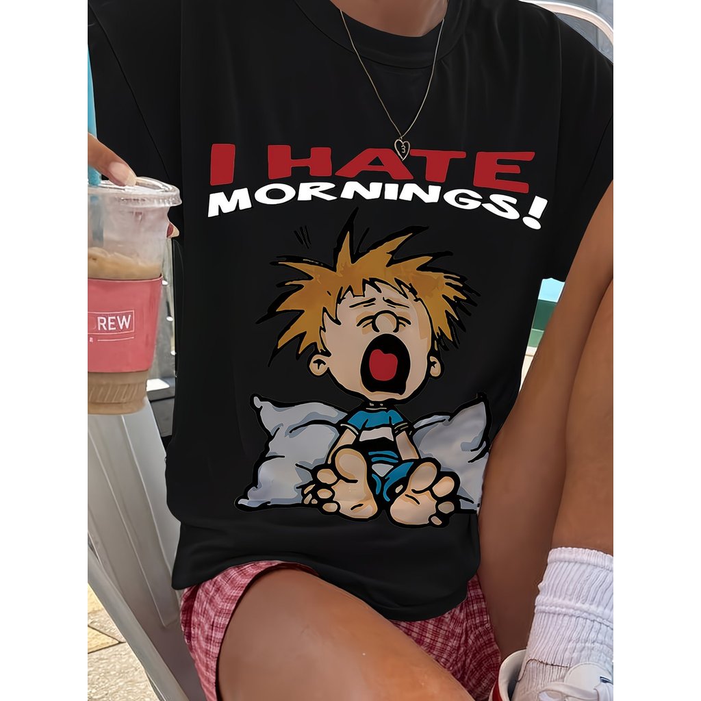 Camiseta Feminina Estampa Y2K Personagem Cartoon Branca Confortável Divertida Estilosa Verão