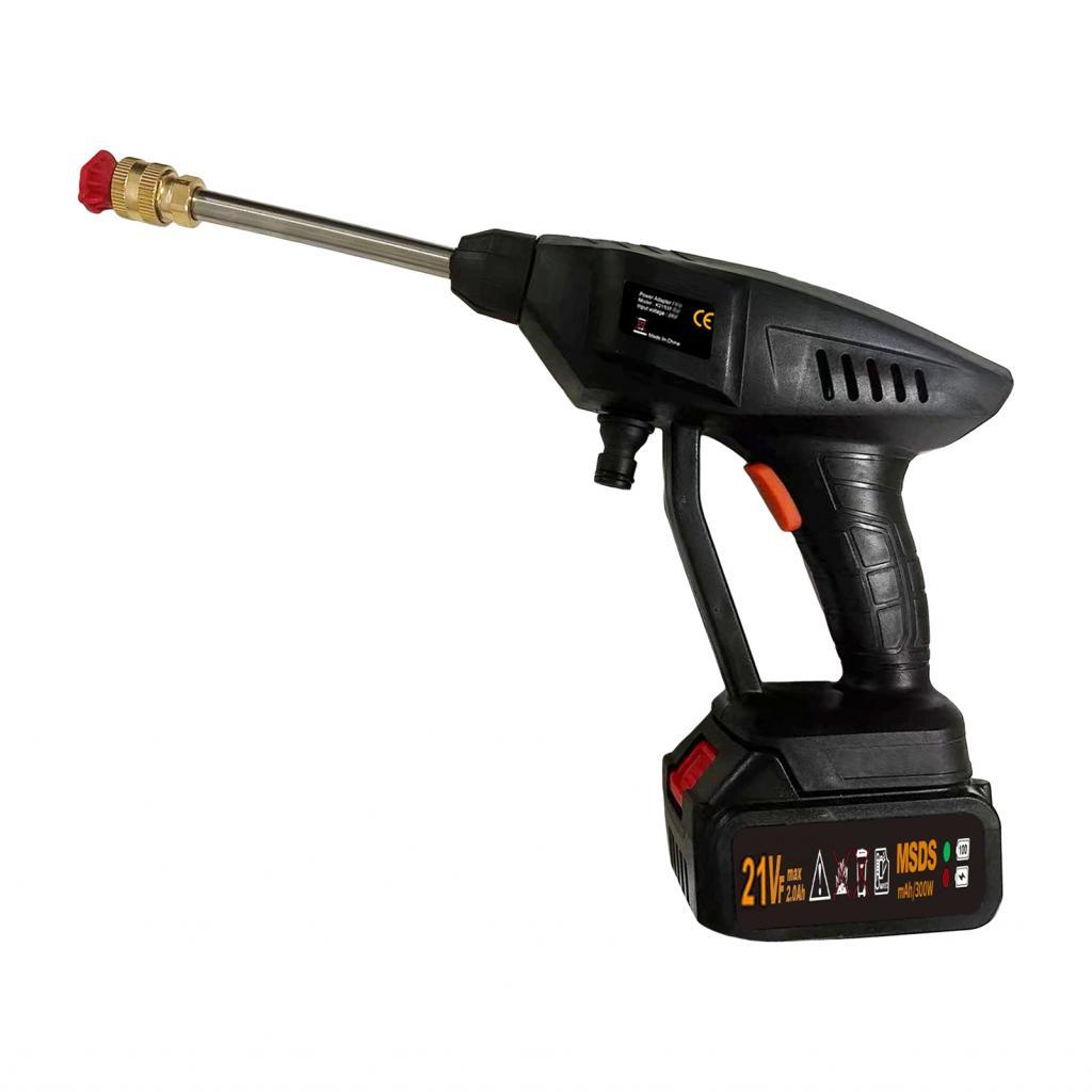 Lavadora de pressão sem fio Fingerstyle-BR Limpador de energia 60Bar 300W de alta bateria 24V e carregador incluído