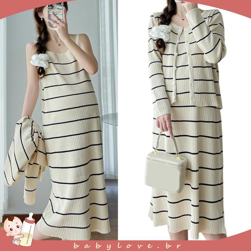 BABYLOVE Roupas Para Grávidas, Atividades Ar, Cardigãs Malha