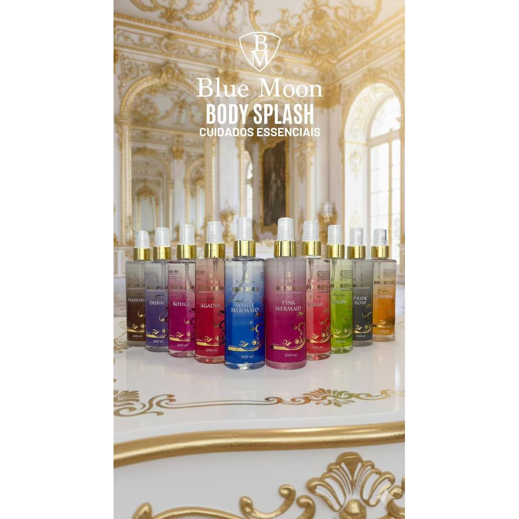 KIT 10  Body Splash Desodorante Colonia Árabe Miss Rose