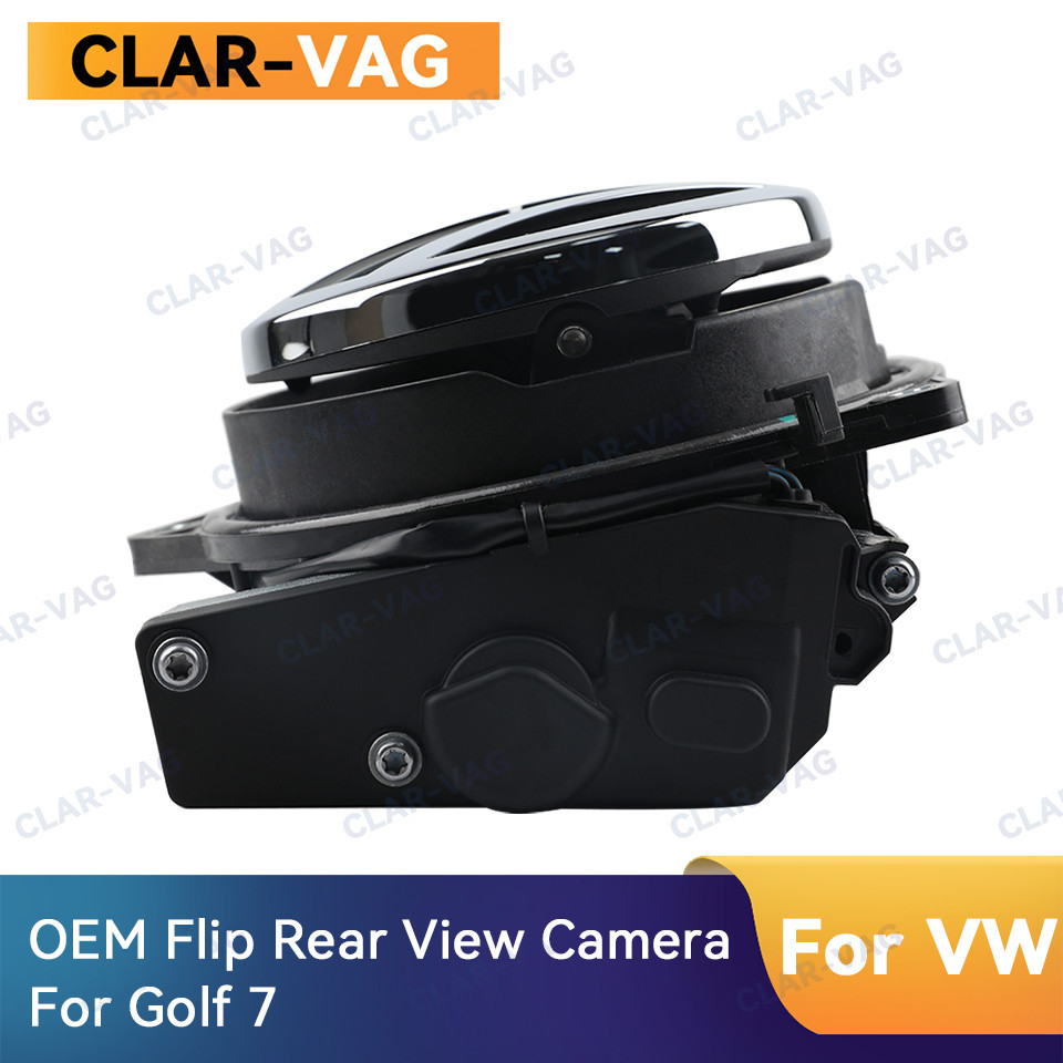 Flip Emblema Câmera Reversa Para VW GOLF 7 VII MK7 OEM De Visão Traseira Controles Do Volante 5GG 827 469F