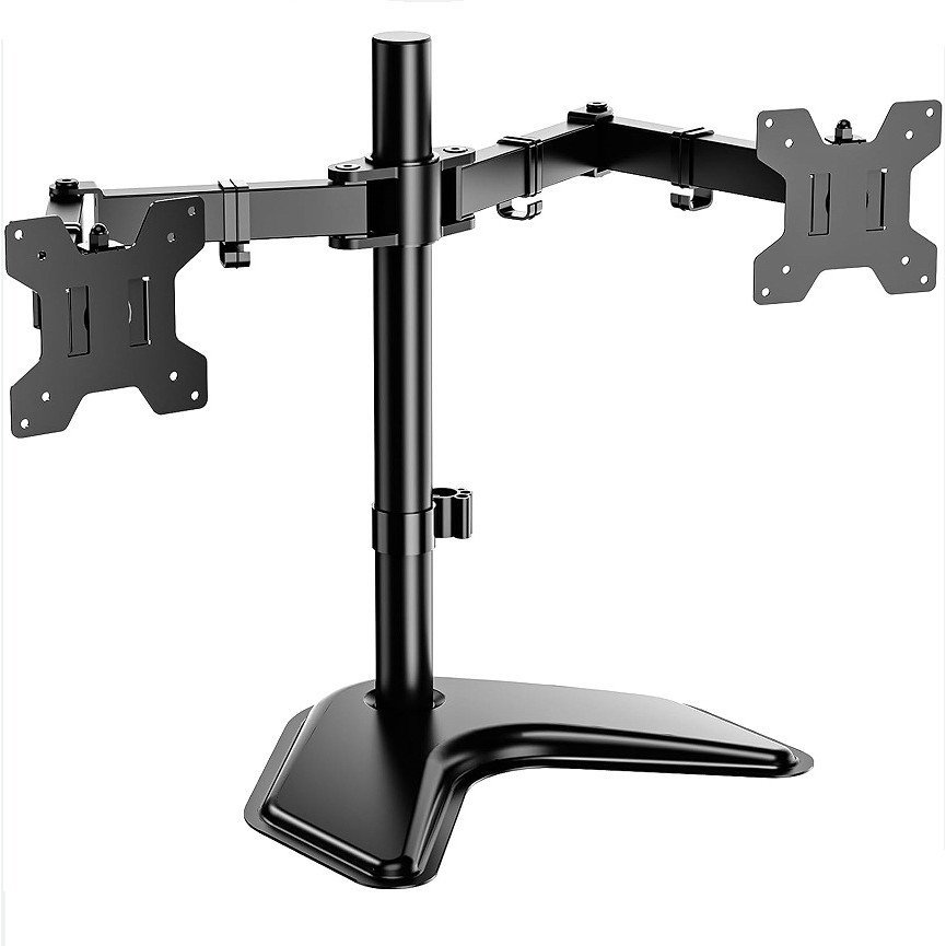 Suporte de Mesa Independente para Dois Monitores Lcd de 27 Polegadas, Totalmente Ajustável.