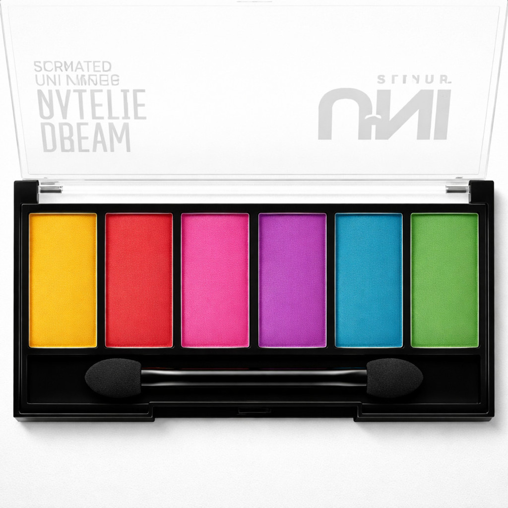 Paleta Sombra Colorida Dream 06 Cores Pigmentadas Uni Makeup em Oferta na Shopee