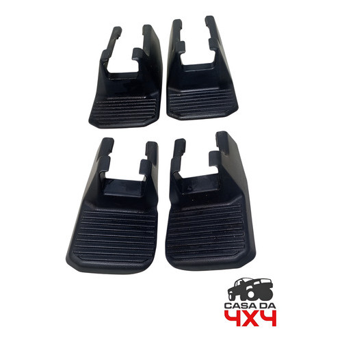 Jogo Acabamento Trilho Banco Hilux 2021 2.8 204cv Sr - Preto