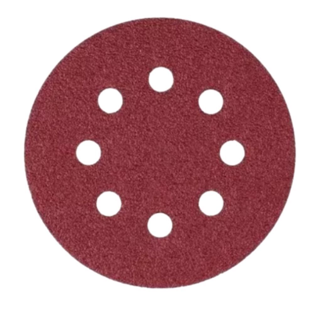 Disco Lixa Aderente Grão 180 125mm Com 8 Furos 2878 Fertak