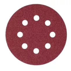 Disco Lixa Aderente Grão 180 125mm Com 8 Furos 2878 Fertak